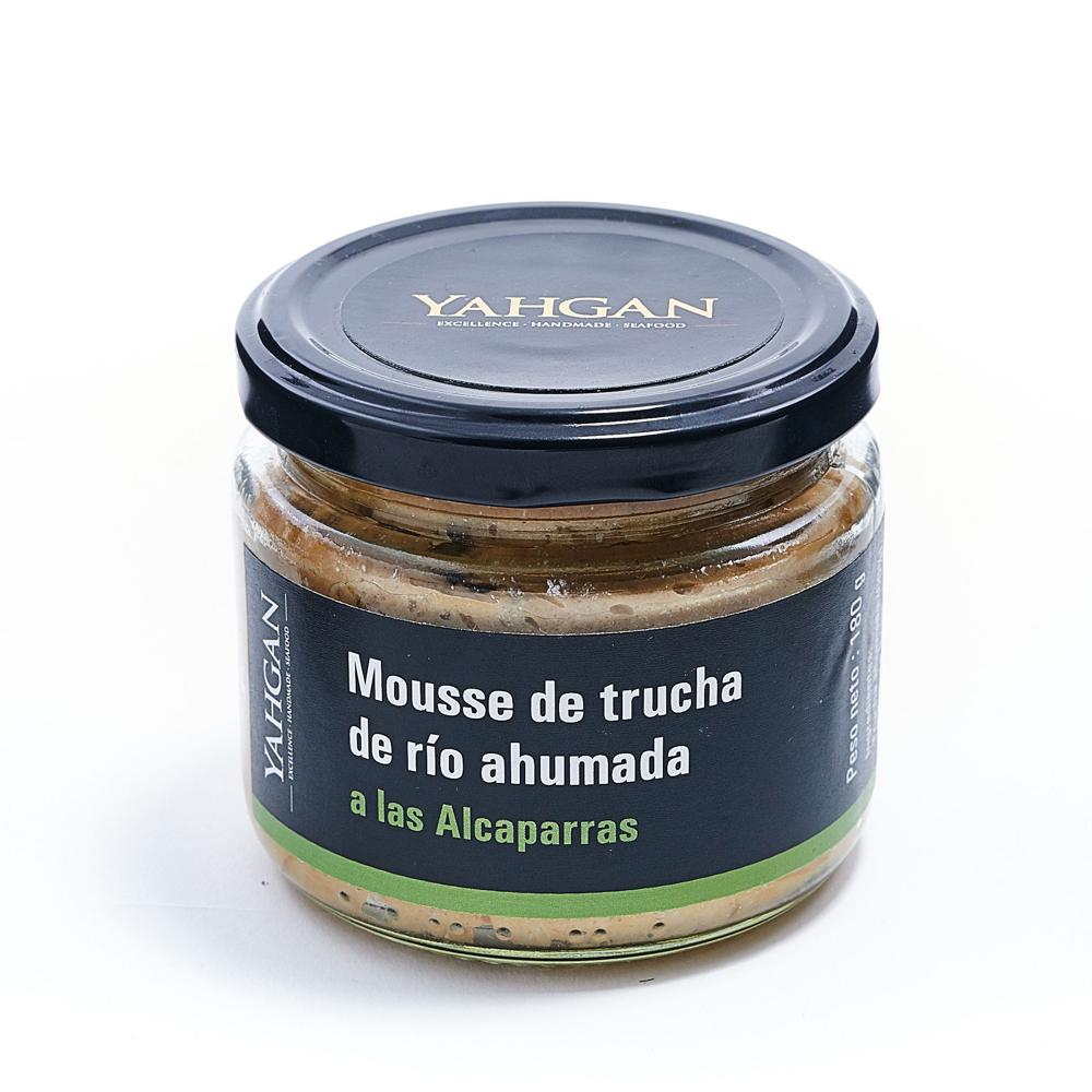 Mousse de trucha de río ahumado a las Alcaparras - Yahgan Seafood