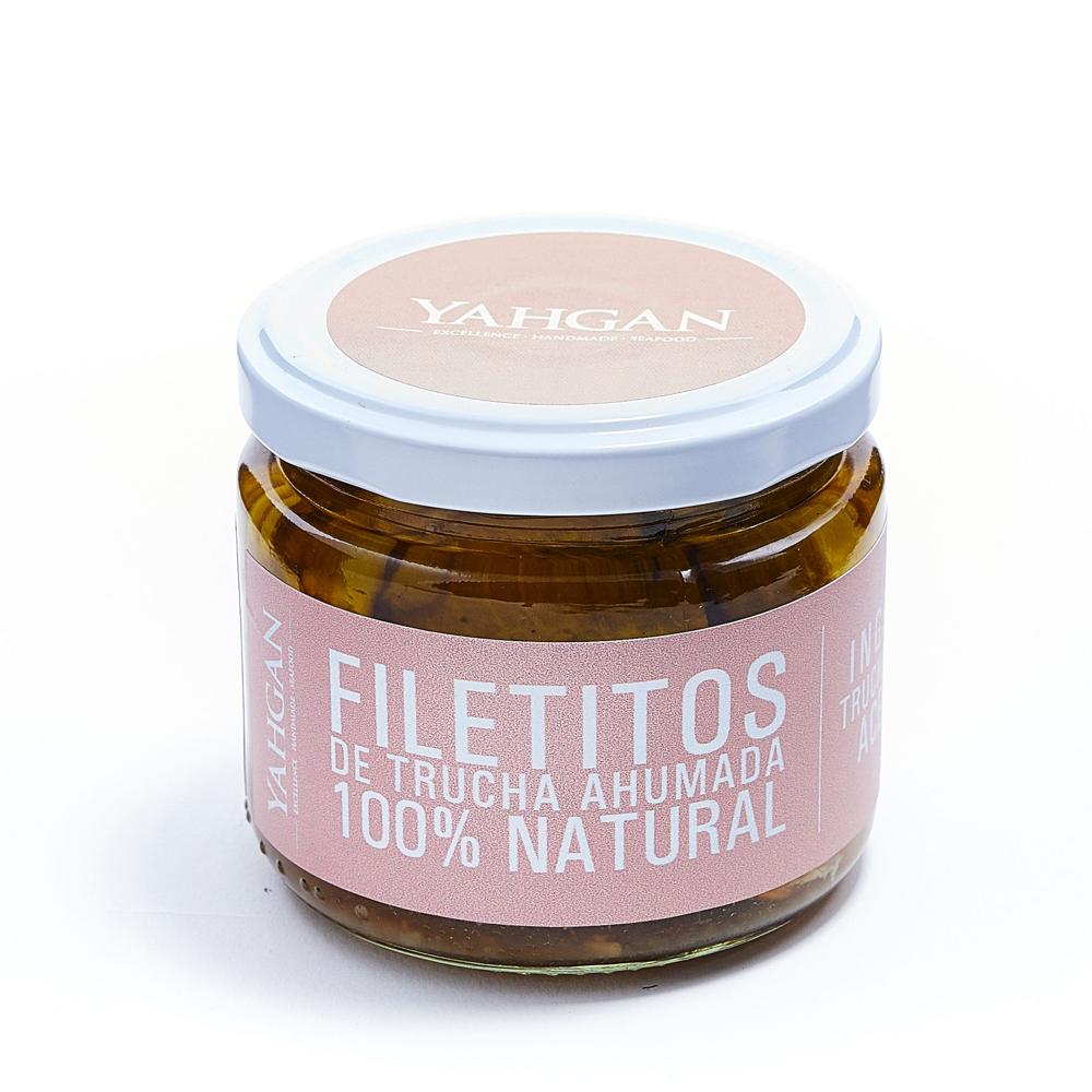 Filetitos de trucha ahumada al Natural - Yahgan Seafood
