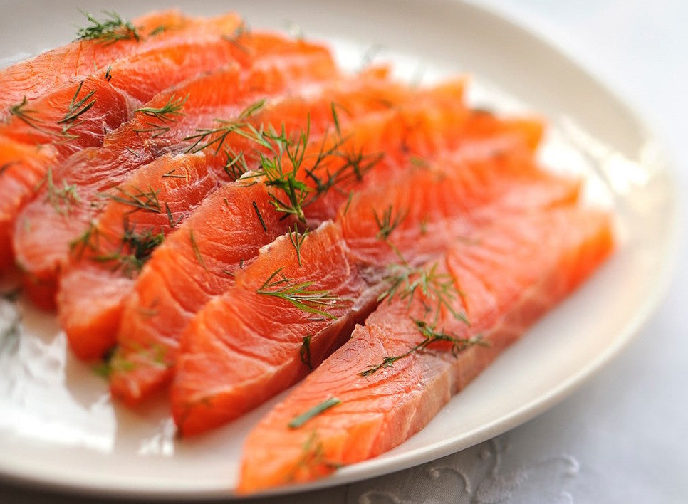 Gravlaks de salmón Natural