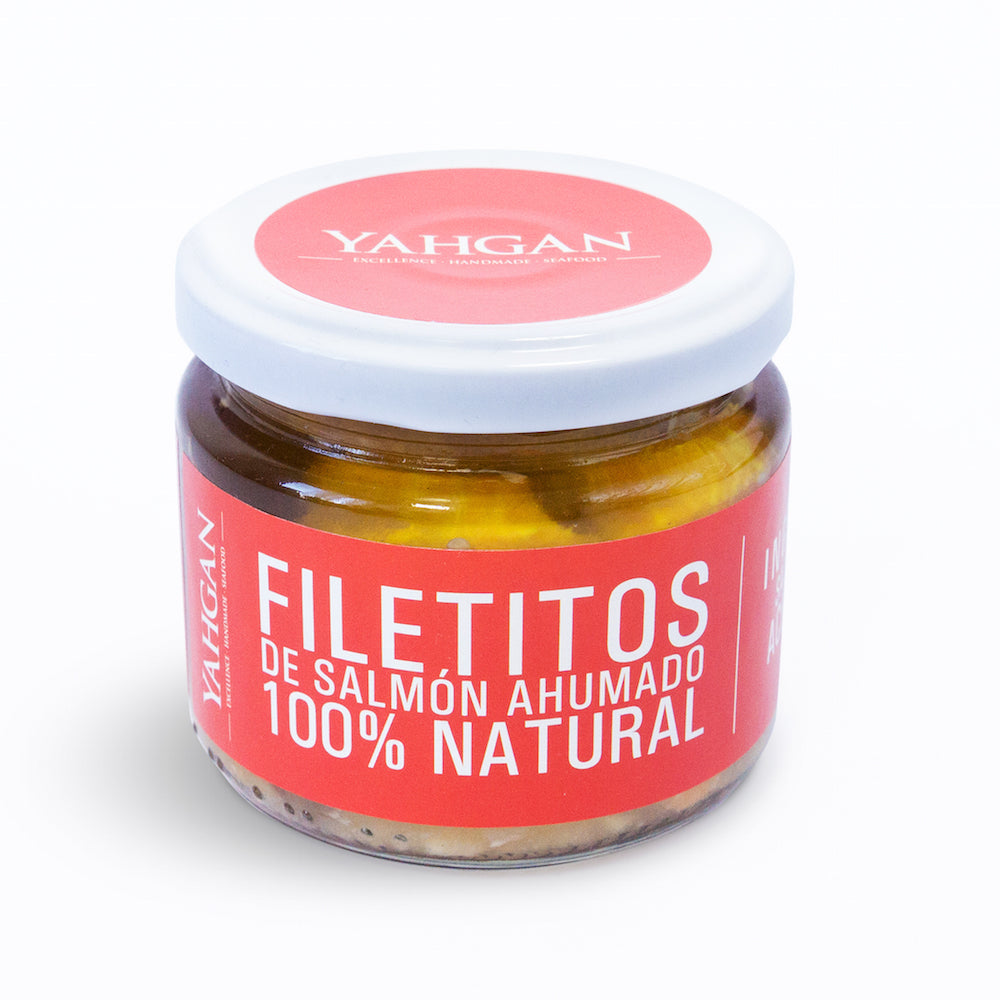 Filetitos de salmón ahumado al Natural